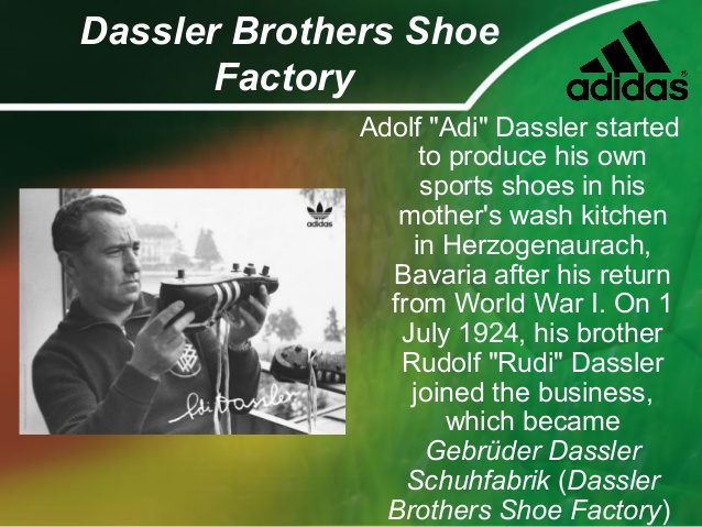 adidas short history